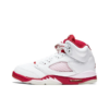 Air Jordan 5 Retro White Pink Red GS - 440892-106