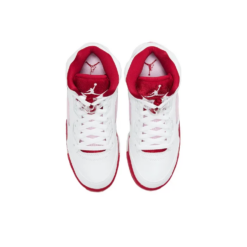 Air Jordan 5 Retro White Pink Red GS - 440892-106