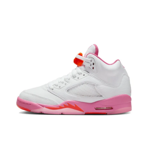 Air Jordan 5 Retro WNBA Pinksicle Safety Orange GS - 440892-168