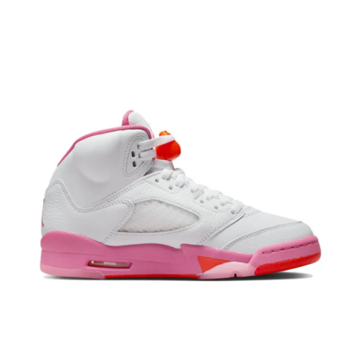 Air Jordan 5 Retro WNBA Pinksicle Safety Orange GS - 440892-168