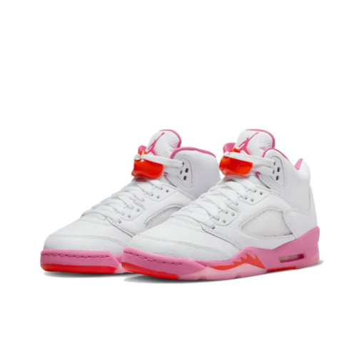 Air Jordan 5 Retro WNBA Pinksicle Safety Orange GS - 440892-168