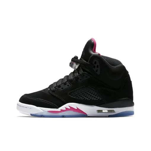 Air Jordan 5 Retro Black Deadly Pink GS - 440892-029