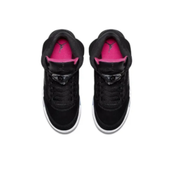 Air Jordan 5 Retro Black Deadly Pink GS - 440892-029