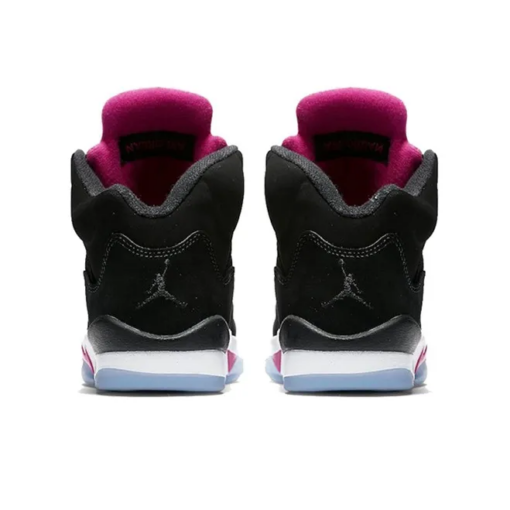 Air Jordan 5 Retro Black Deadly Pink GS - 440892-029