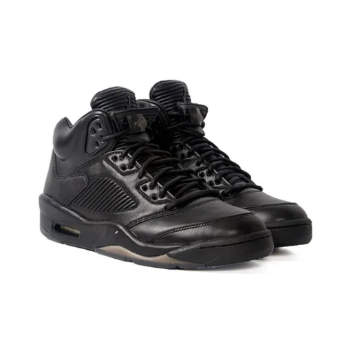 Air Jordan 5 Retro Premium Triple Black - 881432-010