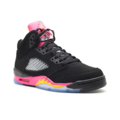 Air Jordan 5 Retro Black Pink Gs - 440892-067