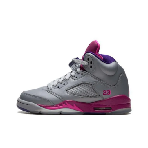 Air Jordan 5 Retro Cement Grey Pink GS - 440892-009