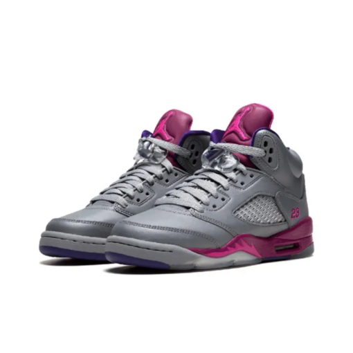 Air Jordan 5 Retro Cement Grey Pink GS - 440892-009