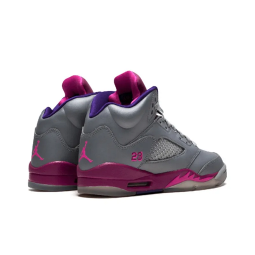 Air Jordan 5 Retro Cement Grey Pink GS - 440892-009