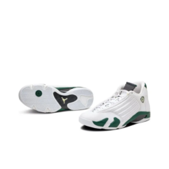 Air Jordan 14 Retro White Forest Green - 311832-131