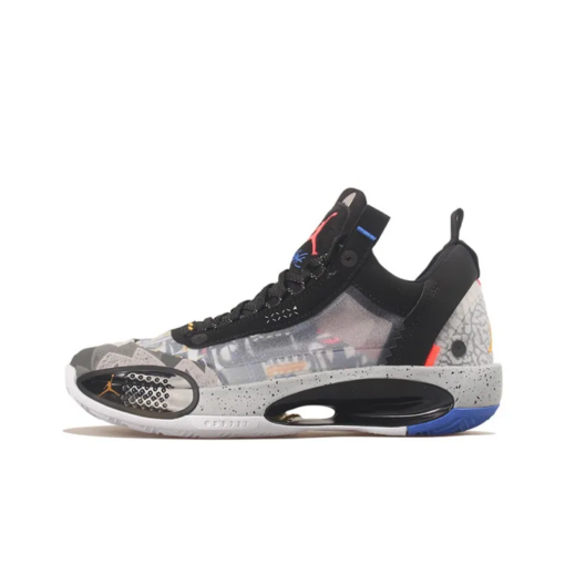 Air Jordan 34 Basketball Shoes Men Low-top Blackwhite - Cz7746-008