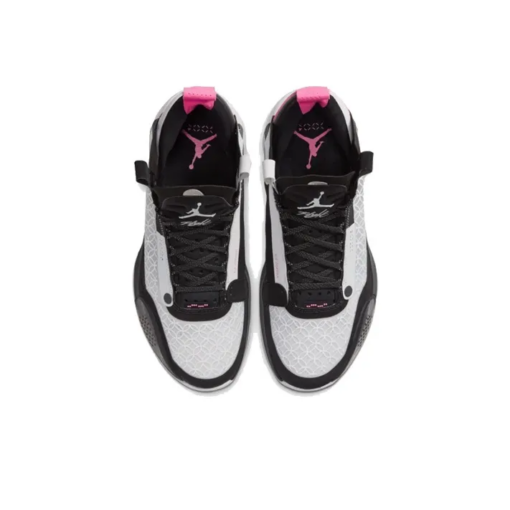 Air Jordan 34 Basketball Shoes Unisex Mid-top Blackwhitepink - Bq3381-016