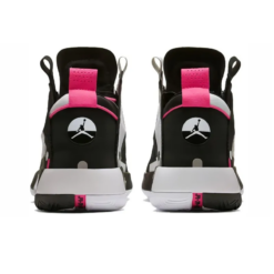 Air Jordan 34 Basketball Shoes Unisex Mid-top Blackwhitepink - Bq3381-016