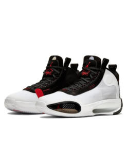 Air Jordan XXXIV White Black Red - AR3240-100