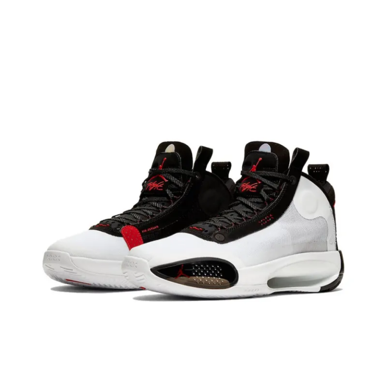 Air Jordan XXXIV White Black Red - AR3240-100