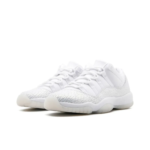 Air Jordan 11 Retro Low Heiress Pure Platinum GS - 897331-100