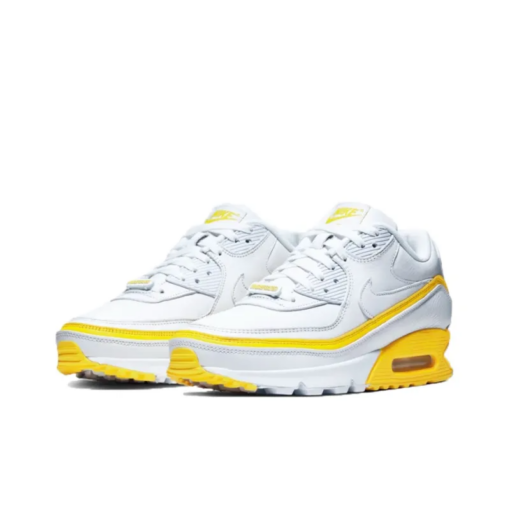 X Undefeated Air Max 90 'WhiteOptic Yellow' Sneakers - CJ7197-101