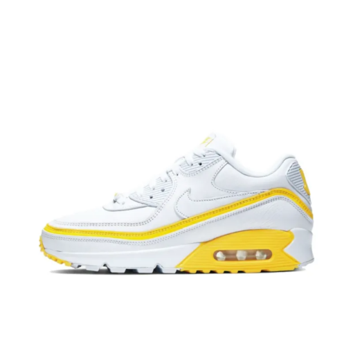 X Undefeated Air Max 90 'WhiteOptic Yellow' Sneakers - CJ7197-101