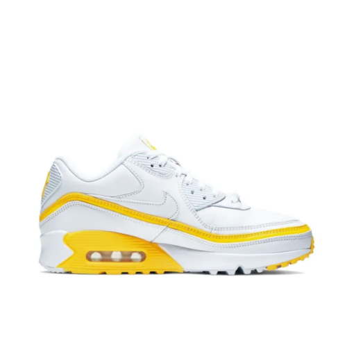 X Undefeated Air Max 90 'WhiteOptic Yellow' Sneakers - CJ7197-101