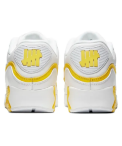 X Undefeated Air Max 90 'WhiteOptic Yellow' Sneakers - CJ7197-101