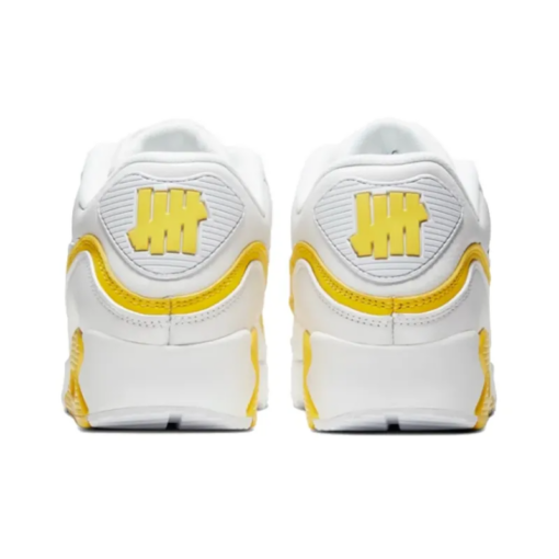 X Undefeated Air Max 90 'WhiteOptic Yellow' Sneakers - CJ7197-101