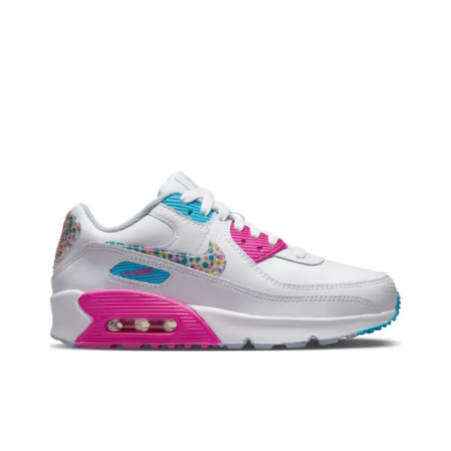 Air Max 90 Leather Se Gs 'bright Colors!' - Dv1843-100