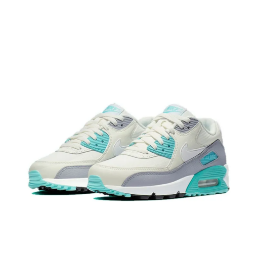 Air Max 90 Running Shoes Women's Low-top Off Whitemint Green - 325213-140