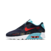 Air Max 90 Running Shoes Women's Low-Top Black Red Blue - AO2097-400