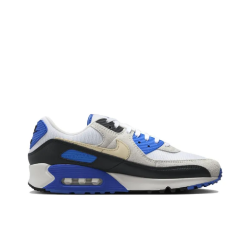 Air Max 90 Running Shoes Unisex Low-Top Blue Black Brown - HF3449-100