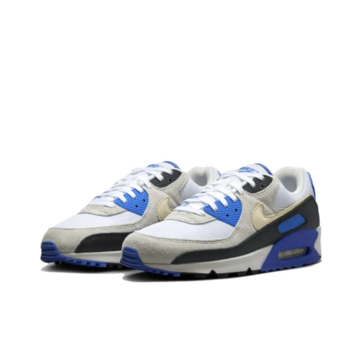 Air Max 90 Running Shoes Unisex Low-Top Blue Black Brown - HF3449-100