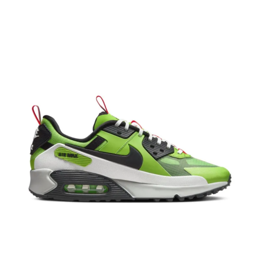 Air Max 90 Running Shoes Unisex Low-Top Green White BlackRed - FB2877-300