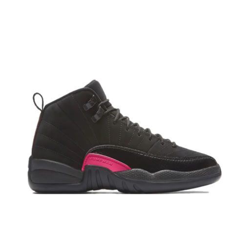 Air Jordan 12 Retro Black Rush Pink GS - 510815-006