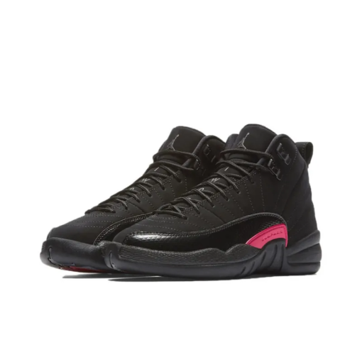 Air Jordan 12 Retro Black Rush Pink GS - 510815-006