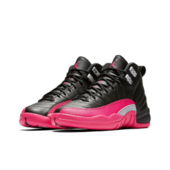 Air Jordan 12 Retro Black Deadly Pink GS - 510815-026