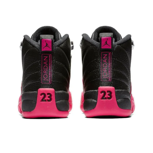 Air Jordan 12 Retro Black Deadly Pink GS - 510815-026