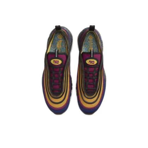 Air Max 97 Lifestyle Shoes Men Low-top Blueyellow - Dq3976-003