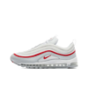 Air Max 97 White Pure Platinum University Red - Ar5531-002