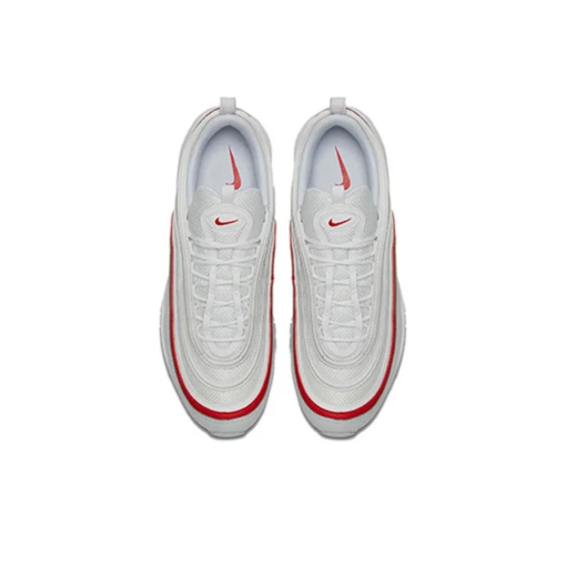 Air Max 97 White Pure Platinum University Red - Ar5531-002