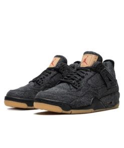 Air Jordan 4 Retro Levi's Black GS Levi's Tag - AQ9013-001