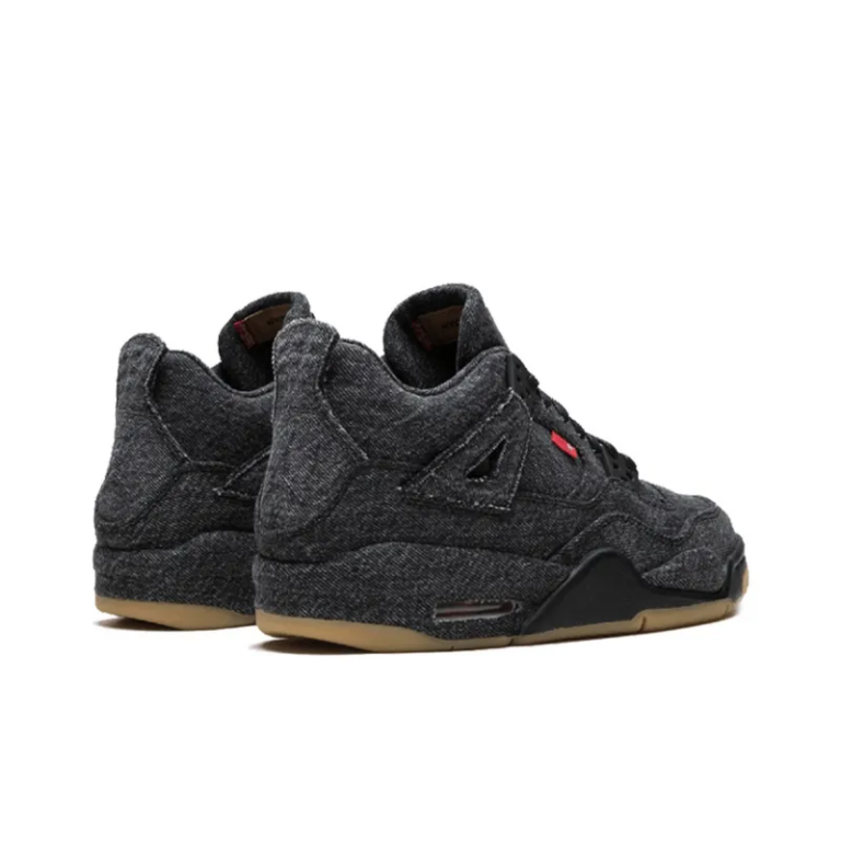 Air Jordan 4 Retro Levi's Black GS Levi's Tag - AQ9013-001