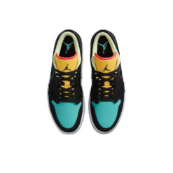 Air Jordan 1 Low Black Aurora Green Laser Orange - Ck3022-013