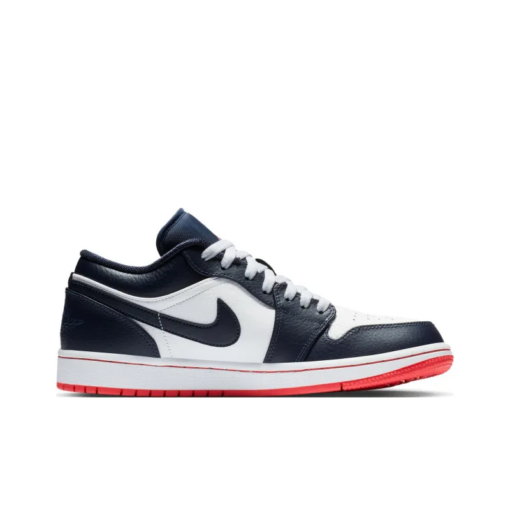 Air Jordan 1 Low Obsidian Ember Glow - 553558-481