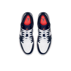 Air Jordan 1 Low Obsidian Ember Glow - 553558-481