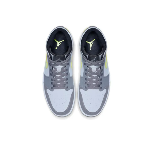 Air Jordan 1 Mid ‘Gun Smoke Volt’ - 554724-072