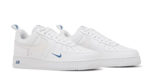 Air Force 1 '07 LV8 'Reflective Swoosh - White Dark Marina Blue' FB8971-100