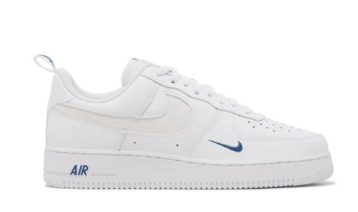 Air Force 1 '07 LV8 'Reflective Swoosh - White Dark Marina Blue' FB8971-100