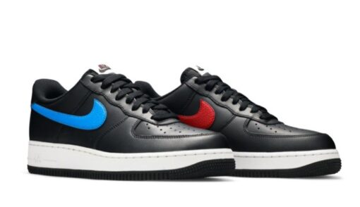 Air Force 1 '07 'Mismatch Swooshes - Black' CT2816-001