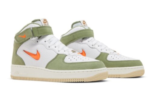 Air Force 1 Mid QS 'Oil Green Orange' DQ3505-100