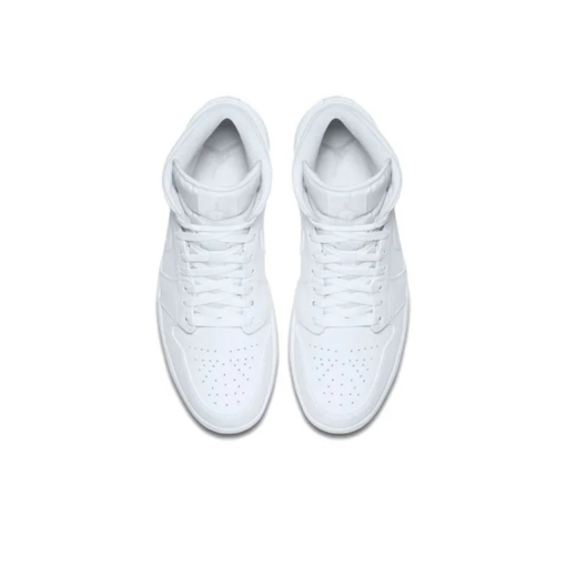 Air Jordan 1 Retro Mid 'Triple White' 554724-104