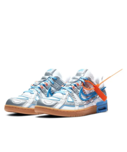 X Off-White Air Rubber Dunk University Blue Sneakers - CU6015-100